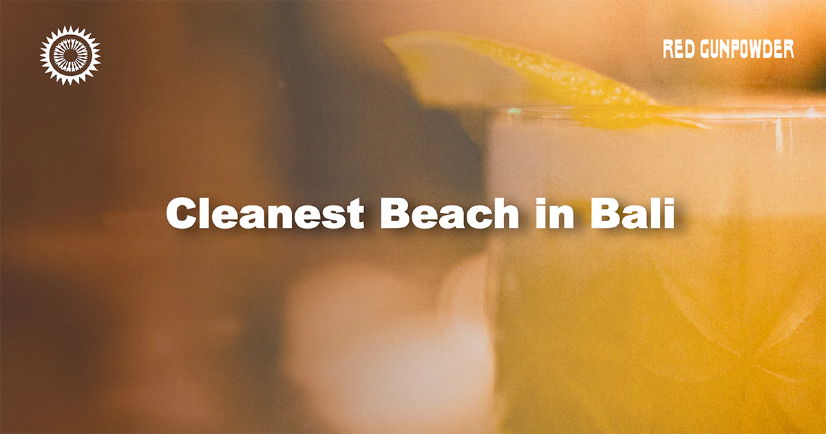 Cleanest beach in Bali